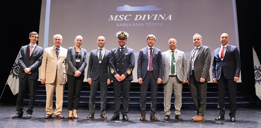 Bölge Müdürlüğümüzce, MSC Divina Kruvaziyer Gemisi’nin Karşılama Töreni’ne Katıldık.